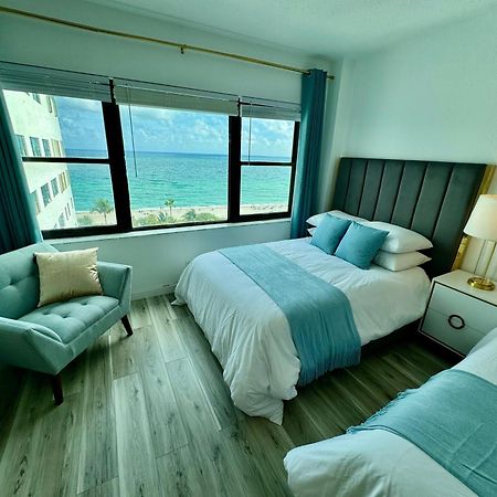 Directly On The Beach With Pool & Ocean View Miami Beach Exterior foto