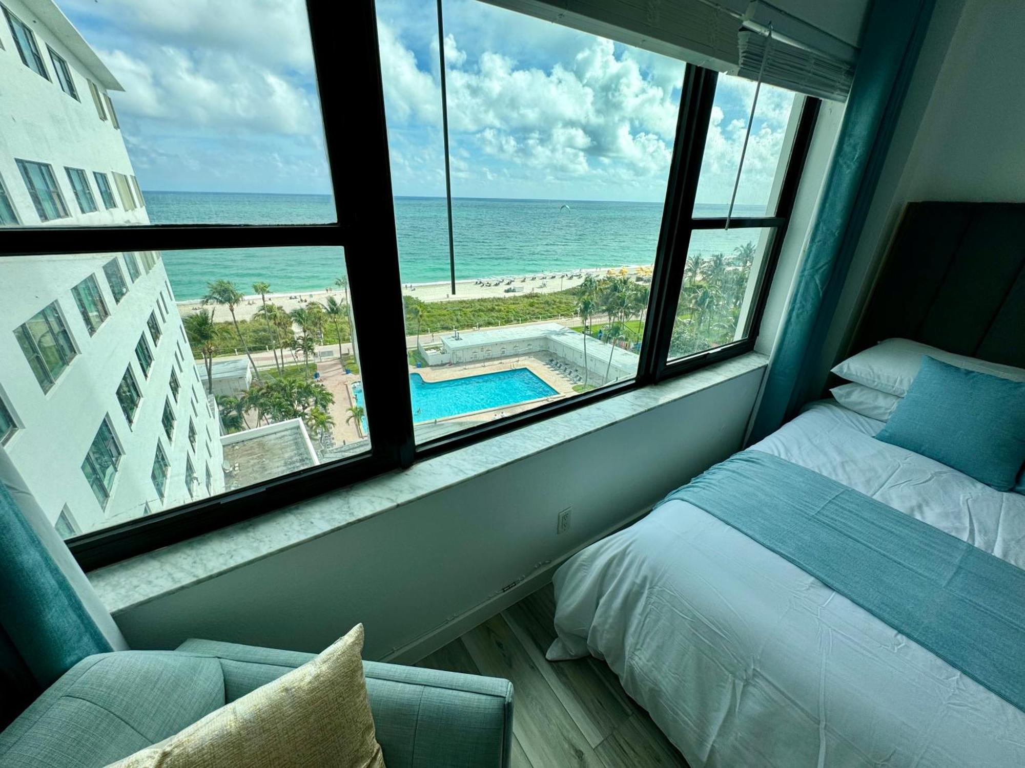 Directly On The Beach With Pool & Ocean View Miami Beach Exterior foto