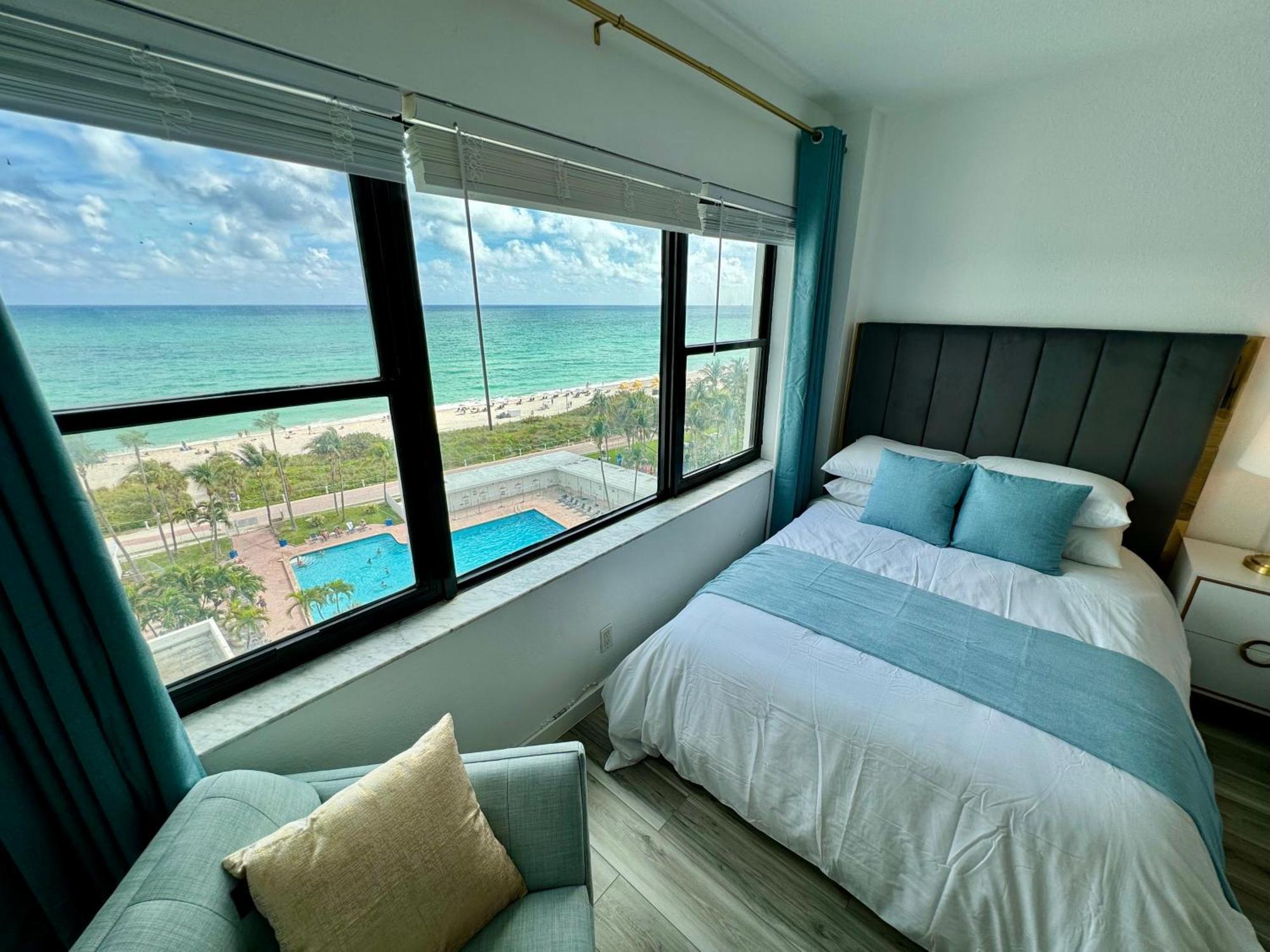 Directly On The Beach With Pool & Ocean View Miami Beach Exterior foto